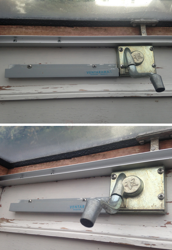 Existing skylight operator