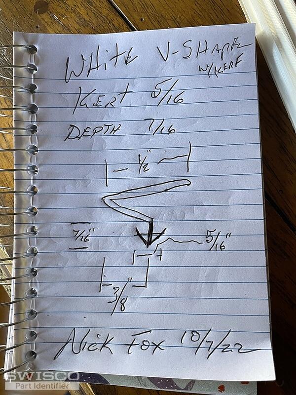Vshape size with Kerf