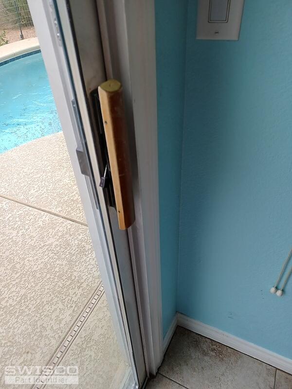 Lock on sliding glass door replacement
