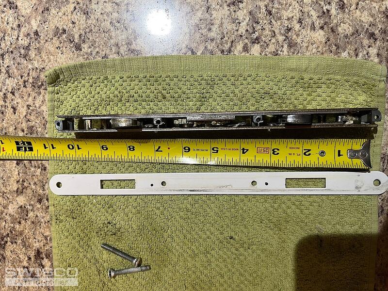 Atrium sliding door lock replacement