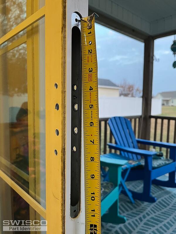 Atrium sliding door lock replacement