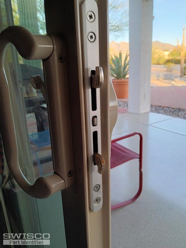 Sliding glass door latch