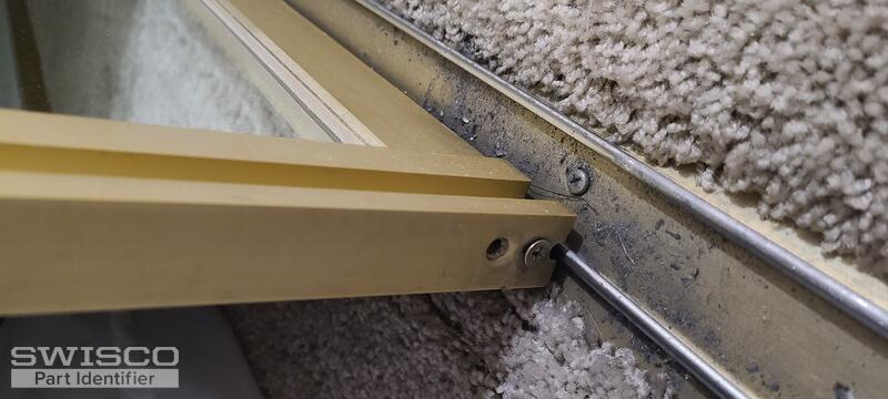 closet door roller installed