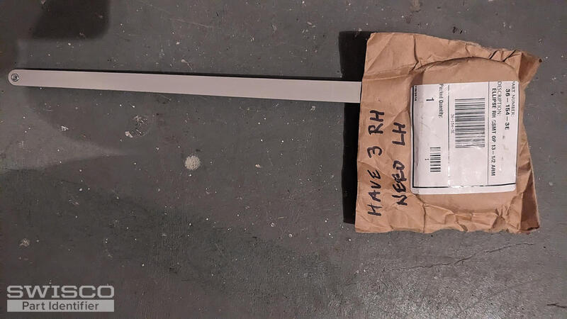 F bld casement window crank &amp; arm