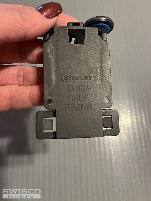 Stanley sliding mirrored closet door parts