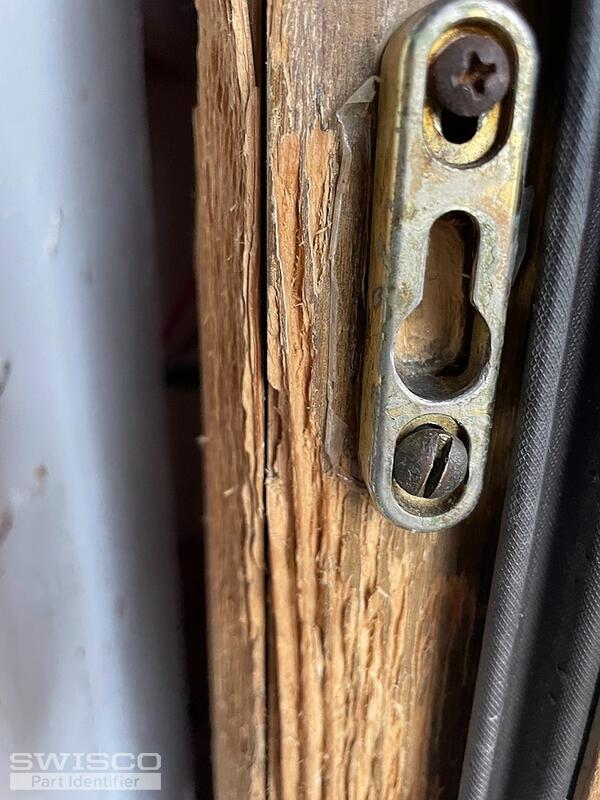 Peachtree sliding patio door latch keeper