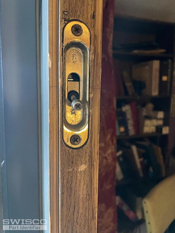 Peachtree sliding patio door latch keeper