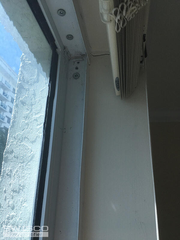 Place where bracket to be installed by a screw