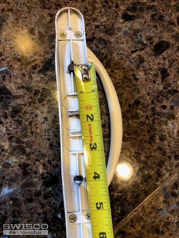 Handle back screw hole size