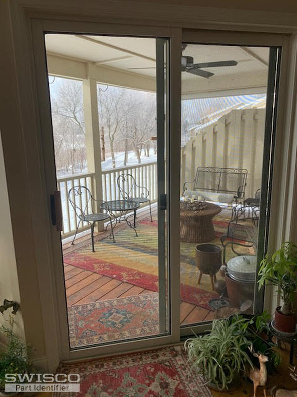 Patio door wide view