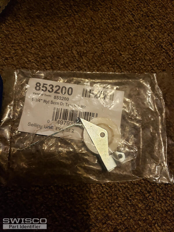 Screen door roller