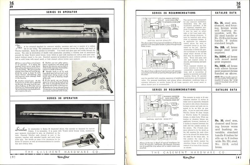 Win-Dor Series 30 from 1938 catalog