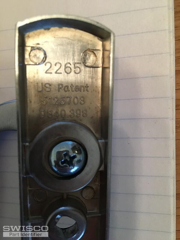 Sash Controls Canton 2265 lock mechanism : SWISCO.com