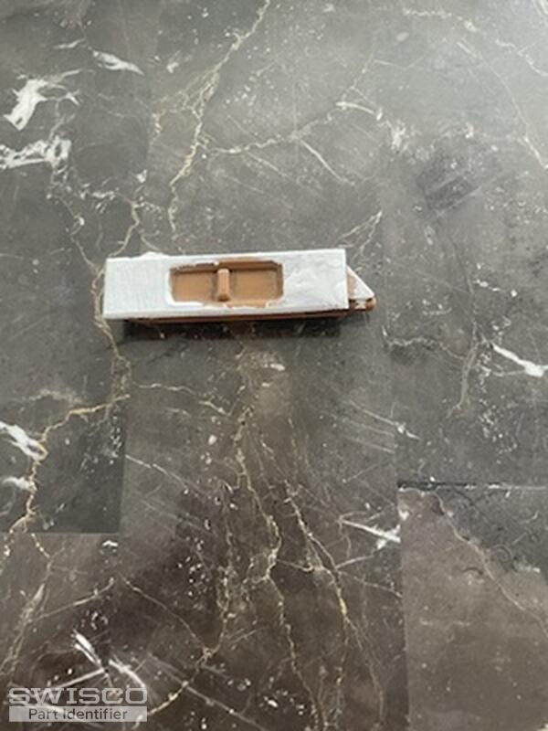 window side latch left - top view