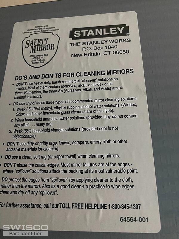 Stanley mirror door