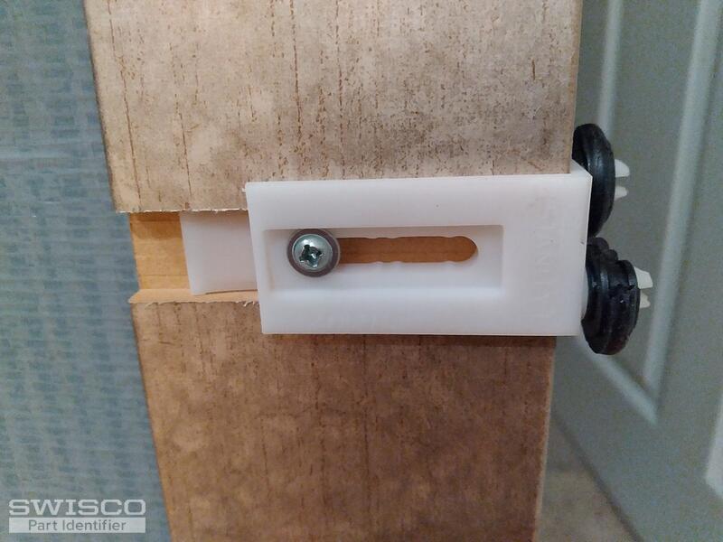 Sliding closet door parts