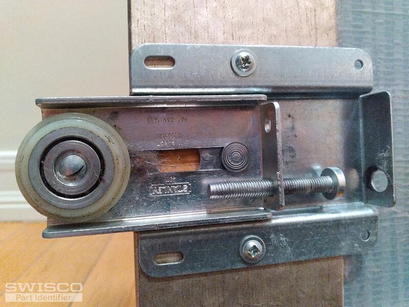 Sliding closet door parts