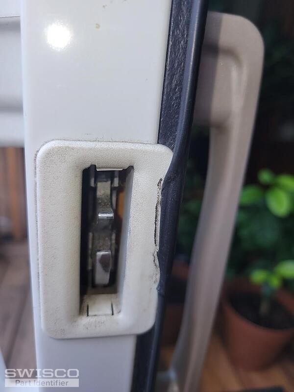 Lock mechanism on edge of panel