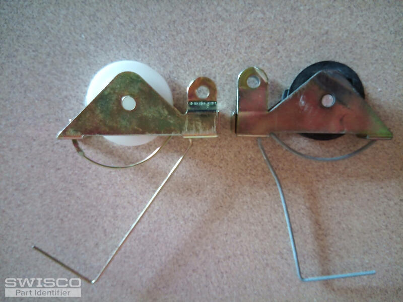 Screen door rollers