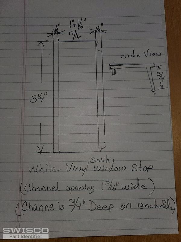 Vinyl Window Sash Stop Diagram