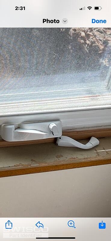 Pitcher window crank