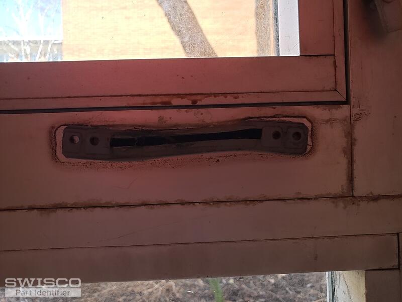 Window with Missing Hardware