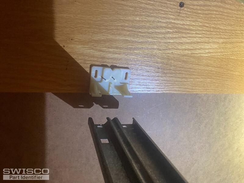Plastic replacement drawer guide