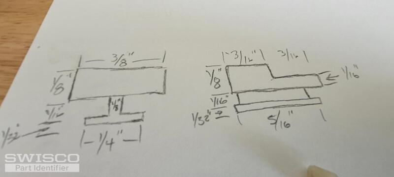 drawing and dimensions of window guide