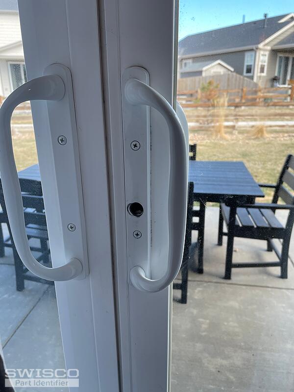 Double sliding glass door latch replacement
