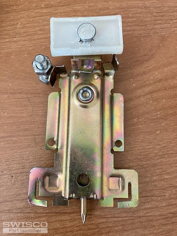 sliding mirror closet door upper guide