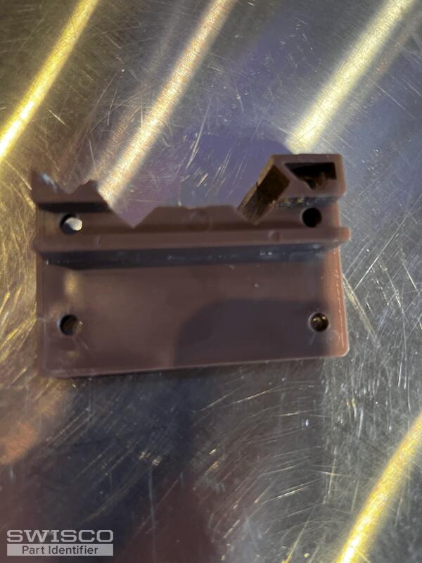 broken plastic drawer center guide