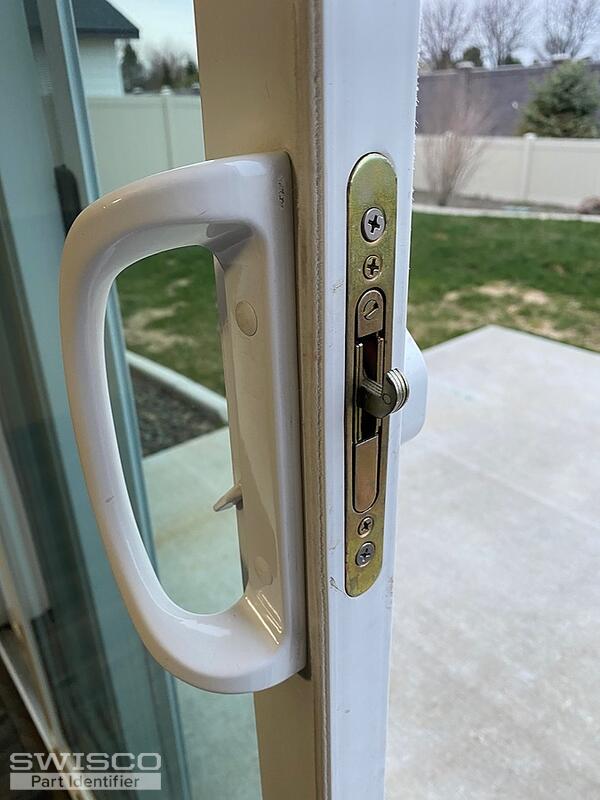 Missing strike plate for sliding door