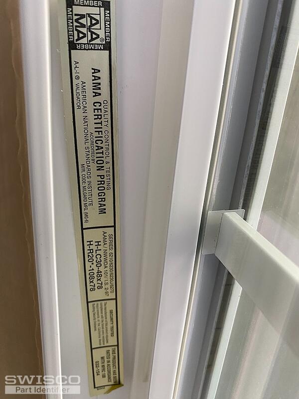 Window Part Number Photo