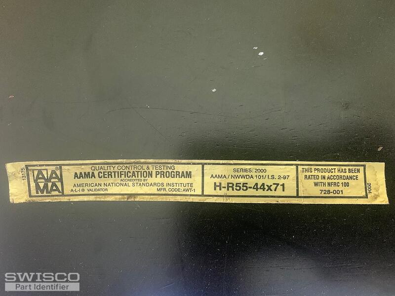 WINDOW MFG INFO