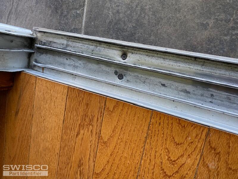 Patio Door Track Close up