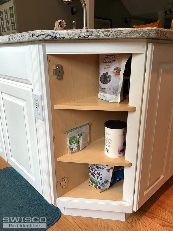 Kitchen Island new door attachment area view #2