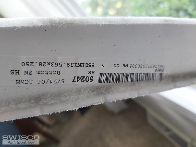 Simonton window bar code