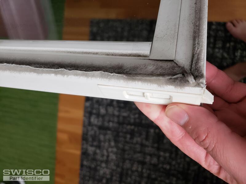 Top of window gasket