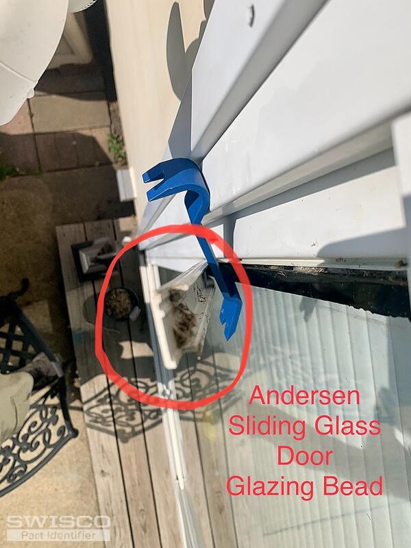 Andersen Sliding Glass Door Glazing Bead