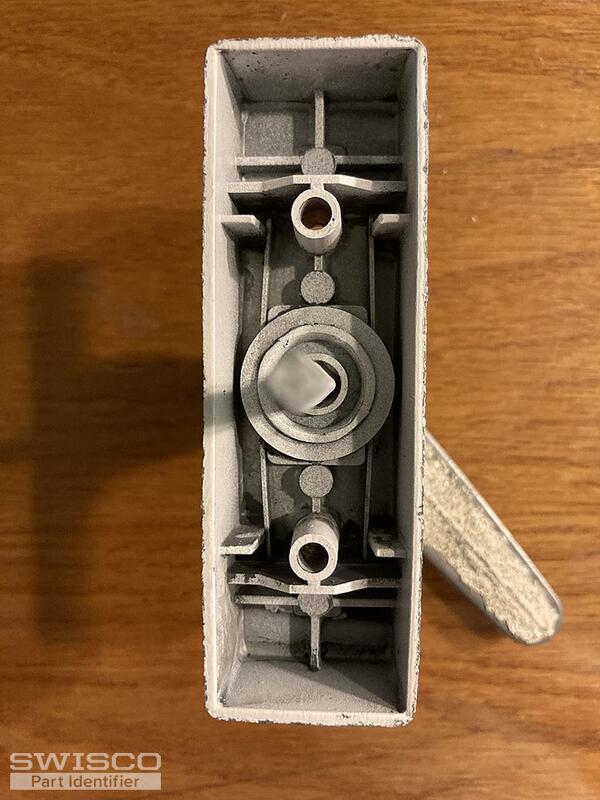 inside storm door handle - inner view