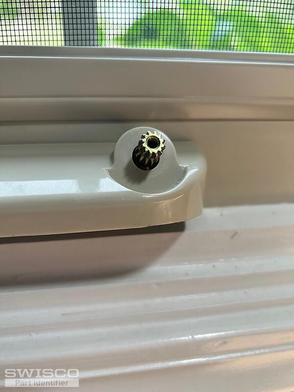 Replacing crank handle on JeldWen casement window