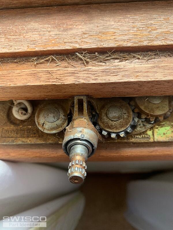 Truth Casement window crank mechanism and armature