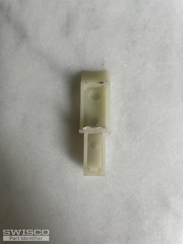 Top sash guide - front view