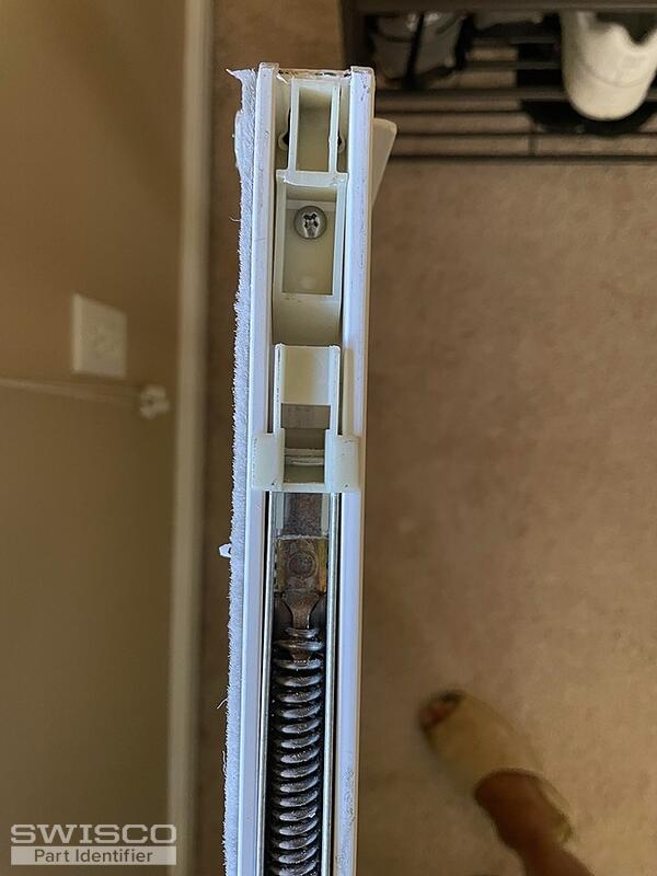 window channel installed top