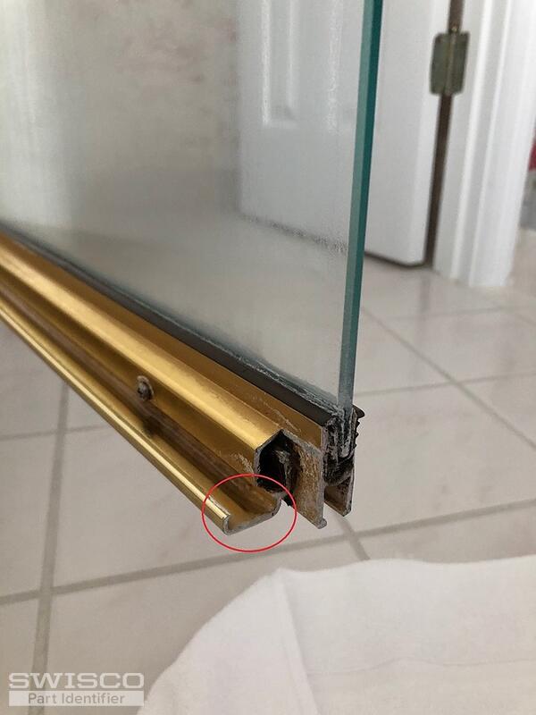 Shower Door T Wipe & Drip Edge