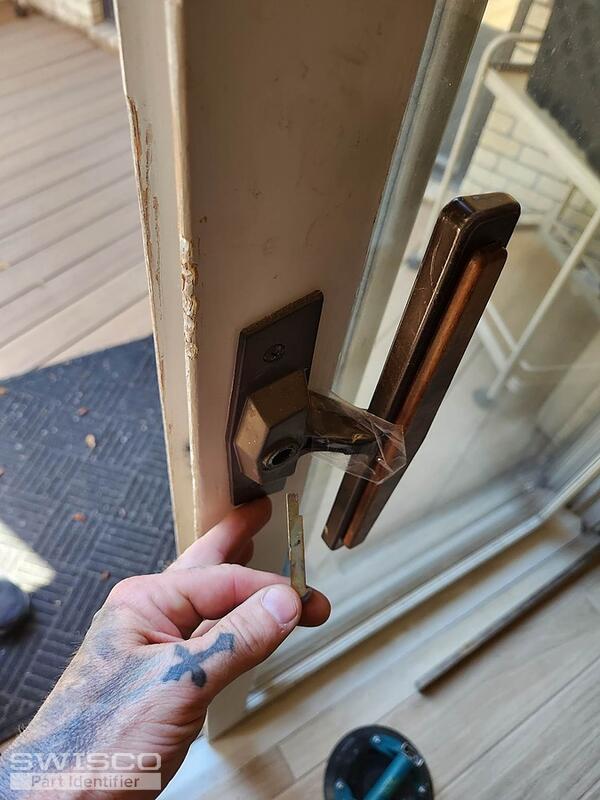 1992 pella patio door lock