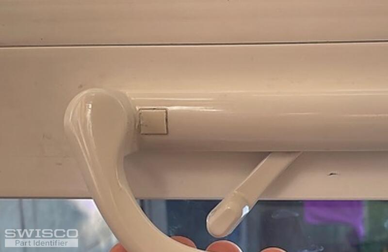 Door latch stuck in down position