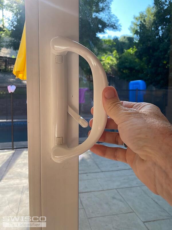 Door latch stuck in down position