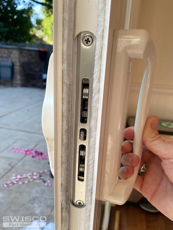 Door latch stuck in down position