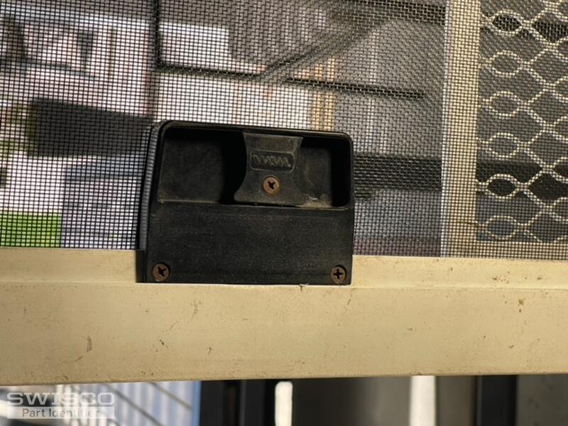 Milgard screen door handles approx 23 years old